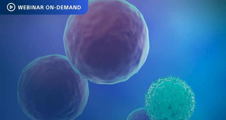 Webinar On-Demand - colorful illustration of CAR-T cells