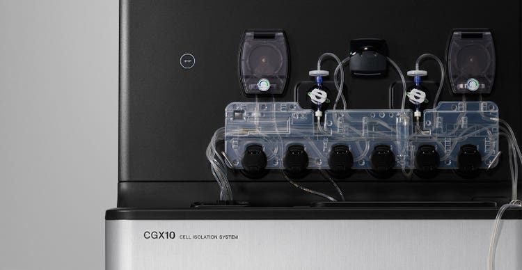 Close-up of the CGX10 Cell Isolation System