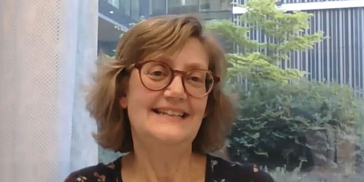 Poster image for the video of Maria Johansson being interviewed