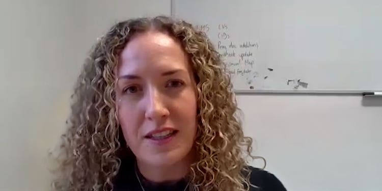 Poster image for the video of Jennifer Cassels being interviewed