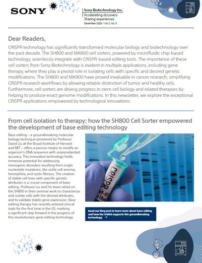 Accelerating discovery. Sharing experiences. Volume 2 No. 3 newsletter cover