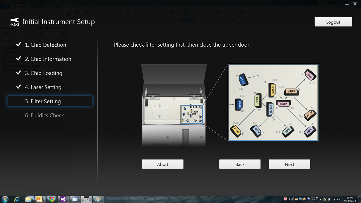 insert optical filters